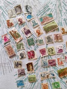 50 Old Indian Stamps