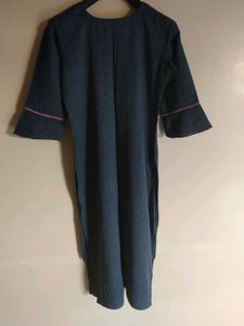 Embroidered Blue Kurta