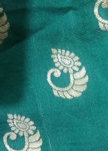 Green &amp; Gold Saree