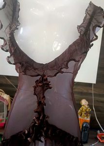 Sheer Brown Nightgown