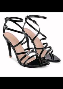 Strappy Black Heels