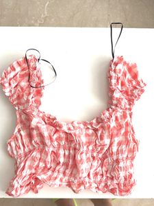 Cute Checkered Crop Top