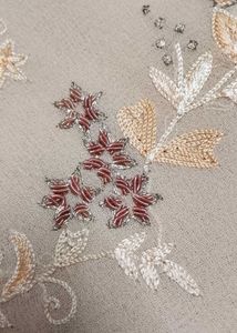 Gerorget Embroidery Full Suit Piece With Dupatta