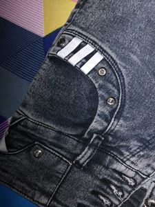 Stylish Grey Denim Jeans