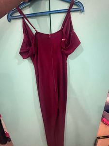 Burgundy Jumpsuit