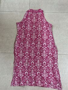 Floral Halter Neck Kurta 💗