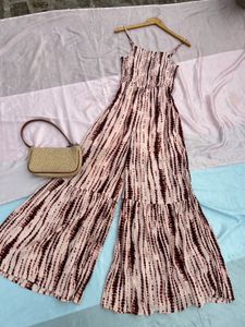 Tie-Dye Wide Leg Jumpsuit
