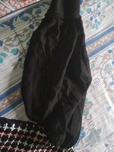 Black elegant ethnic top