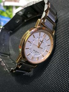 Timex Golden Dial Watch