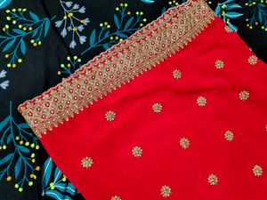 Heavy Work Designer Saree..Bought From Botique.