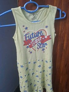 Girls&#39; Yellow Star Dress