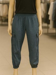 Stylish Blue Cargo Pants Unisex Wear