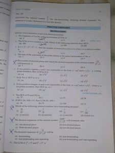 RD Sharma Maths Class 10 All Mcqs