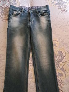 Blue Wash Denim Jeans