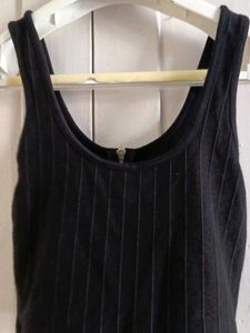 Black Crop Tank Top