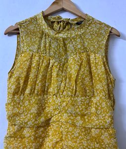 Floral Printed Mini Dress