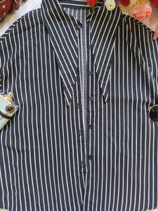 Striped Blouse with Unique Sleeves