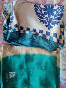 Assorted Sarees - Vibrant Colors Crepe Fabric