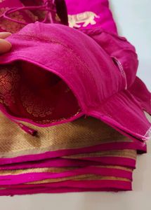 💞Hot Pink Saree💞