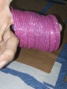 Sparkly Pink Bangles