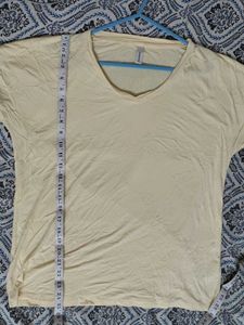 Yellow V-Neck Tee Brand New