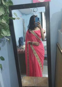 Pink Saree