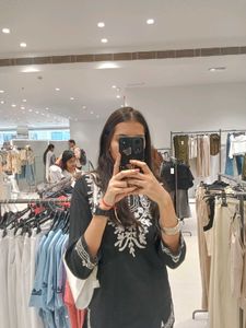 Crop Tops And Kurta , Short Kurti