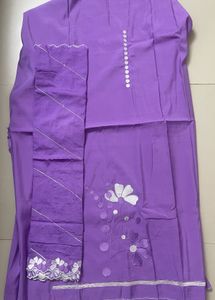 Purple Dress Material
