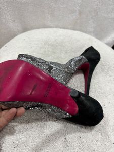 Glitter Platform Heels