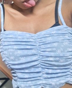 Pastel Floral Print Top