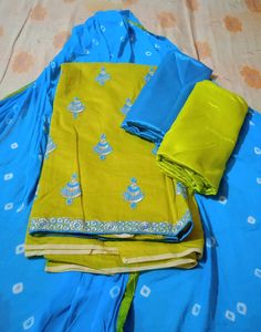 Chanderi Dress Material