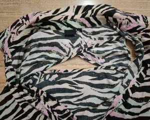 Zebra Print Sleeveless shirt