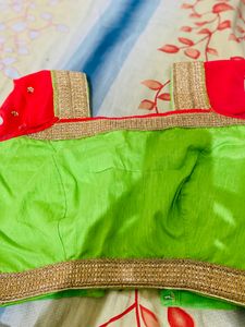 Green blouse