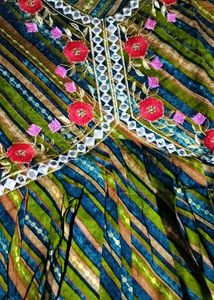 Brand New Alia Pattern Kurti Set - Blue
