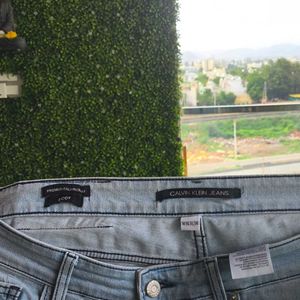 Calvin Klein Washed Blue Denim Jeans