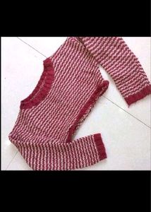 Cropped Knit Sweater