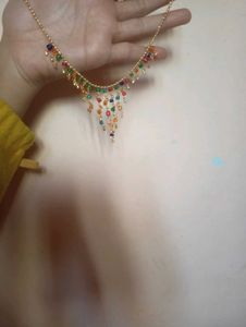 Beaded Gold Necklace pack of 3