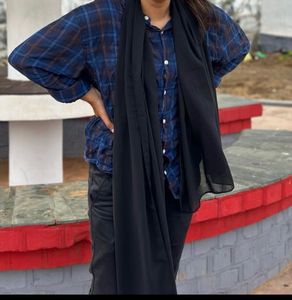 Checked Blue Casual Shirt