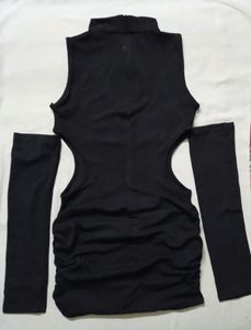 Insta Trendy Black Dress