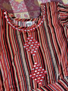 Striped Ethnic Kurta