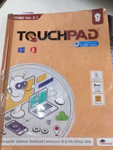 Touchpad Book Class 8