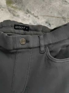 Gray Slim Fit Pants