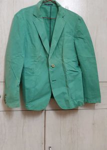 Stylish Mint Green Allen Solly Blazer For Men