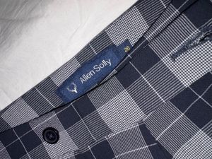 Allen Solly Plaid Formal Pants