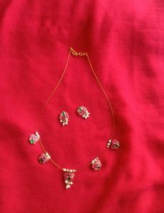 Handmade Lotus Neck Set