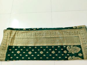 Karva Chauth Special Green Saree
