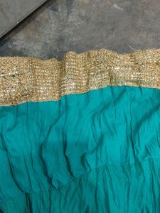 Gold Tassel Border Skirt