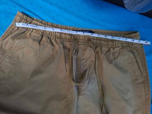 No Fuss L size Men Tshirt &amp; Khaki Casual Trousers