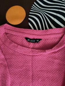 Pink Crop Top