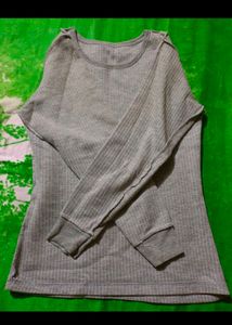 Thermal Top For Women Grey Color